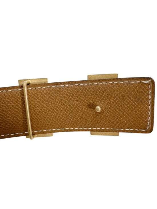 Hermes Constance Riba Belt Black Brown main image 8